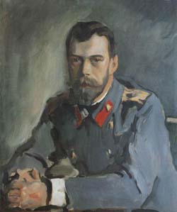 Портрет императора Николая II. Худ. В. Серов. 1900 г.