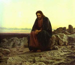 Христос в пустыне. И.Н. Крамской, 1872 г.