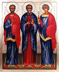 Память святых мучеников Антония, Иоанна и Евстафия Литовских
