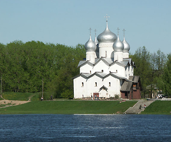 Великий Новгород. Торговая сторона. Церковь свв. Бориса и Глеба в Плотниках