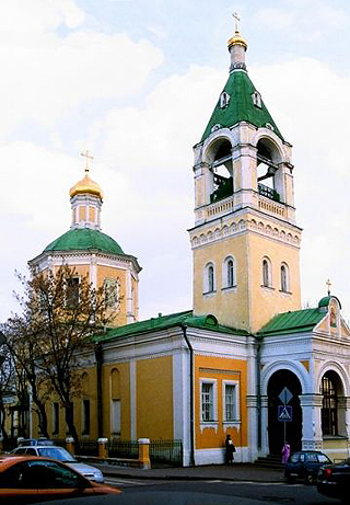 Храм Илии пророка в Обыденском переулке Москвы