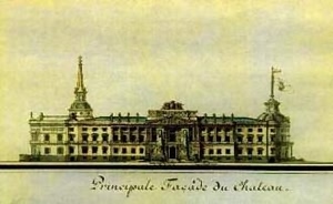 Михайловский замок. Чертеж конца XVIII в.