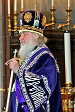 Предстоятель Русской Православной Церкви совершил Божественную литургию в Храме Христа Спасителя