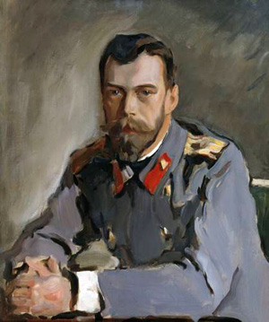 Николай II. Портрет кисти В.Серова