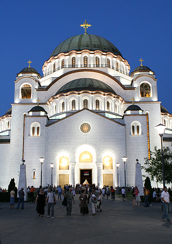 Собор св. Саввы в Белграде.Фото - Ю. Клиценко, Седмица.Ru