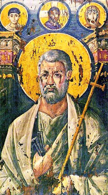Апостол Петр. Икона, Византия, VI в.