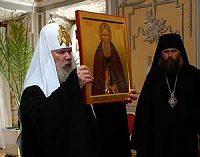 Состоялась встреча Святейшего Патриарха с делегацией Херсонской епархии Украинской Православной Церкви во главе с епископом Херсонским и Таврическим Ионафаном
