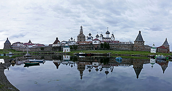 Панорама Соловецкого монастыря. Фото - О. Глебов