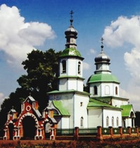 Храм Богоявления в с.Прислониха (архитектор - Г.Г.Пластов)