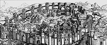 Константинополь. Средневековая миниатюра