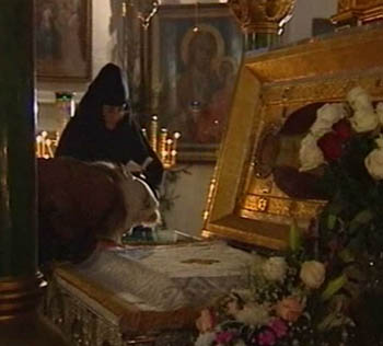 У мощей прп. Серафима