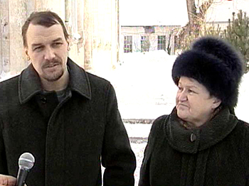 Алексей Журкин с матерью
