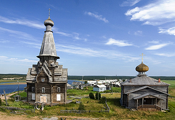 Деревня Варзуга. Фото - Олег и Алексей Юрковы