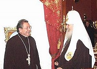 Святейший Патриарх обсудил с делегацией Автокефальной Православной Церкви в Америке вопросы, связанные с проведением торжеств, посвящённых возвращению Тихвинской иконы Божией Матери в Россию