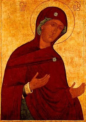 Богородица. Икона XVI в.