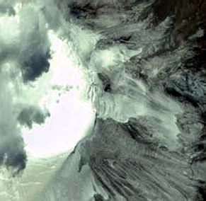 Вид горы Арарат из космоса