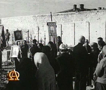Крестный ход во время Великой Отечественной войны