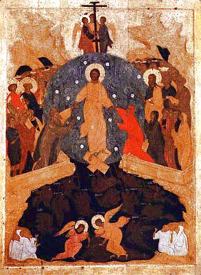 Дионисий. Воскресение - Сошествие во ад. Икона конца XV - начала XVI в.