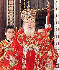 Святейший Патриарх Алексий принял поздравления с праздником Пасхи Христовой