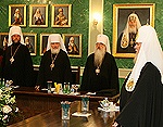 Святейший Патриарх Алексий возглавил очередное заседание Священного Синода Русской Православной Церкви