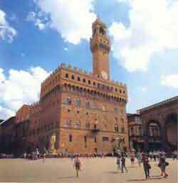 Площадь Синьории во Флоренции - место сожжения Савонаролы и его соратников