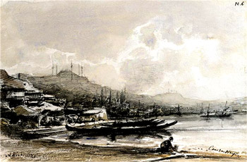 Константинополь. Худ. А.П. Боголюбов, 1856 г.