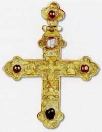 Крест-мощевик, изготовленный при митрополите Филиппе, 1567 г.