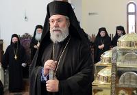 Поздравление Святейшего Патриарха Кирилла Архиепископу Кипрскому Хризостому с 50-летием служения в священном сане