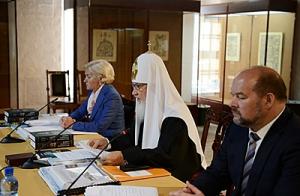 Святейший Патриарх Кирилл провел рабочее совещание по вопросам развития Соловецкого архипелага