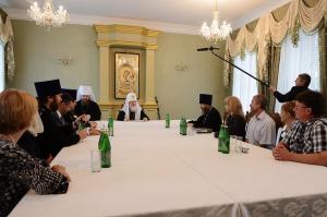 Святейший Патриарх Кирилл встретился с победителями конкурса «Православная инициатива» от Тамбовской митрополии