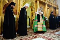 Предстоятель Русской Церкви совершил молебен в кафедральном соборе г. Комсомольска-на-Амуре