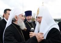 В завершение визита Святейшего Патриарха Кирилла в Сербию в Белграде состоялся прием в честь Его Святейшества