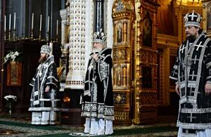 Проповедь Святейшего Патриарха Кирилла в Великую Среду после Литургии в Храме Христа Спасителя