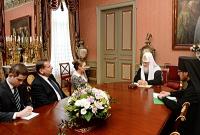 Святейший Патриарх Кирилл встретился с послом Польши в России