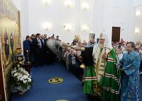 Святейший Патриарх Кирилл освятил Покровский храм в новом микрорайоне города Иваново