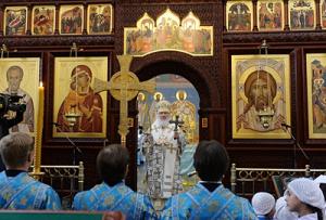 Предстоятель Русской Церкви освятил Успенский кафедральный собор г. Иваново