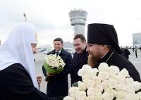 Предстоятель Русской Православной Церкви прибыл в Салехардскую епархию
