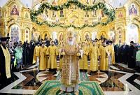 Предстоятель Русской Церкви совершил освящение храма и памятника святым равноапостольным Кириллу и Мефодию в Саранске