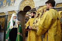 Проповедь Святейшего Патриарха Кирилла после Литургии на Черниговском подворье г. Москвы