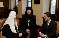 Святейший Патриарх Кирилл встретился с министром юстиции Сербии Николой Селаковичем