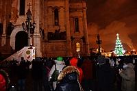 Православная молодежь Москвы поздравила Святейшего Патриарха Кирилла с праздником Рождества Христова