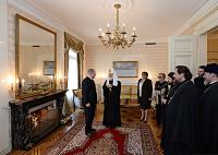 В Представительстве Российской Федерации при ООН в Женеве был дан торжественный обед в честь Святейшего Патриарха Кирилла