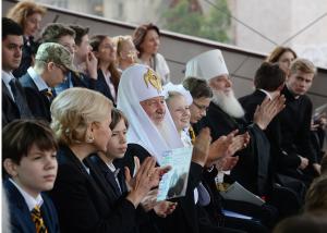 Святейший Патриарх Кирилл обратился к участникам концерта на Красной площади, посвященного Дню славянской письменности и культуры