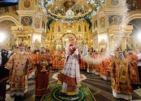 Предстоятель Русской Церкви освятил кафедральный собор Рождества Пресвятой Богородицы в Уфе