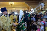 Святейший Патриарх Кирилл освятил храм в честь иконы Божией Матери «Призри на смирение» в Невельске
