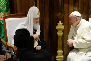 Поздравление Святейшего Патриарха Кирилла Папе Римскому Франциску с 80-летием со дня рождения