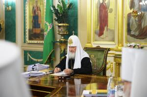 Завершилось последнее в 2016 году заседание Священного Синода Русской Православной Церкви