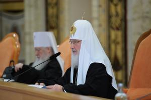 Слово Святейшего Патриарха Кирилла на открытии пленума Межсоборного присутствия Русской Православной Церкви