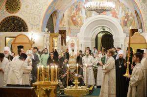 Святейший Патриарх Кирилл совершил литию по погибшим в результате теракта в Санкт-Петербургском метрополитене