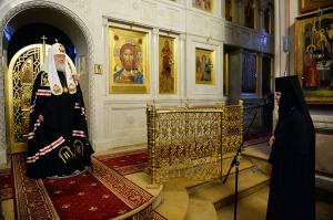 Слово Святейшего Патриарха Кирилла в канун Великого Вторника в Алексеевском ставропигиальном монастыре